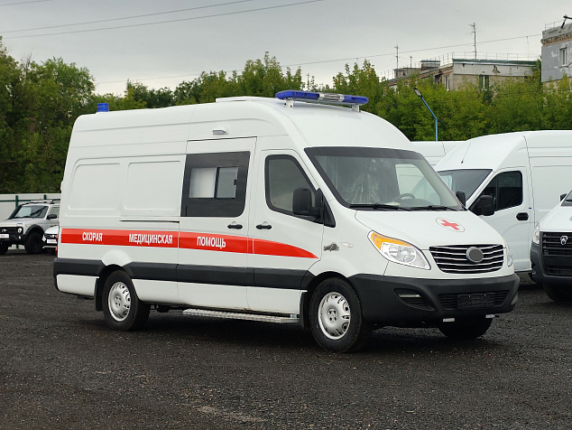 Автомобиль скорой медицинской помощи со скрытым бронированием Бр3 модель 365022 Класса В
