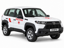 Санитарный автомобиль на базе Lada Niva Travel для Медслужба М1 - фото Медицинские автомобили